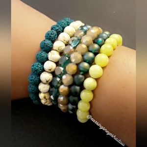 6pc stretch bracelet set #22